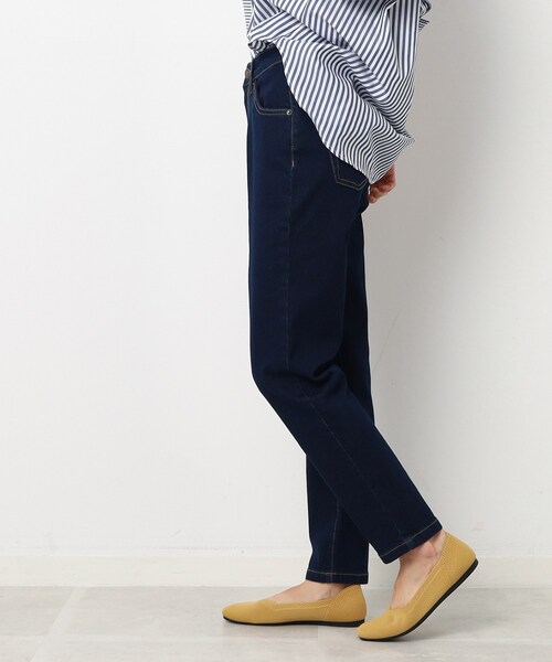 SHOO・LA・RUE(シューラルー)の「◆のびのびストレッチ デニムスキニーパンツ(デニムパンツ・レディース・ブルー/ネイビー・03/10/05/02/04/01)」の4枚目の写真
