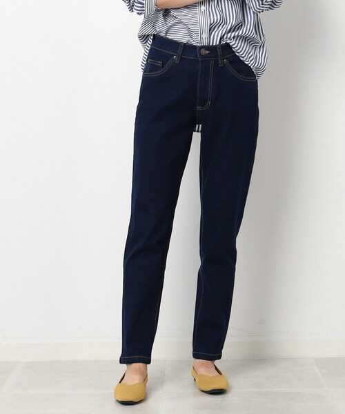 SHOO・LA・RUE(シューラルー)の「◆のびのびストレッチ デニムスキニーパンツ(デニムパンツ・レディース・ブルー/ネイビー・03/10/05/02/04/01)」の5枚目の写真