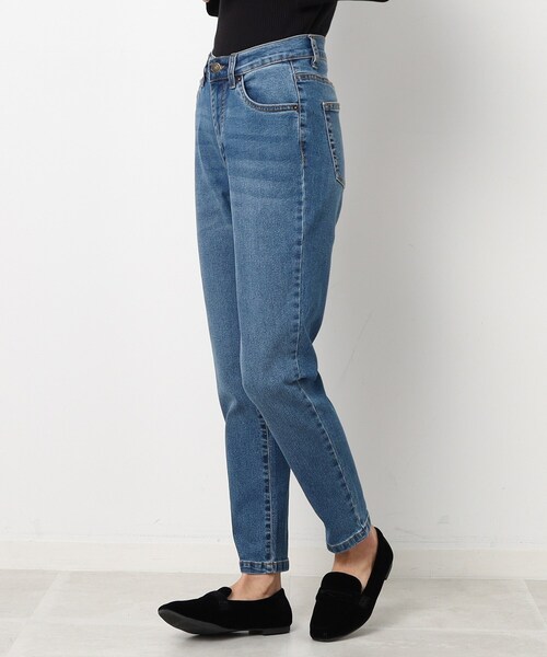 SHOO・LA・RUE(シューラルー)の「◆のびのびストレッチ デニムスキニーパンツ(デニムパンツ・レディース・ブルー/ネイビー・03/10/05/02/04/01)」の7枚目の写真