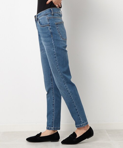 SHOO・LA・RUE(シューラルー)の「◆のびのびストレッチ デニムスキニーパンツ(デニムパンツ・レディース・ブルー/ネイビー・03/10/05/02/04/01)」の8枚目の写真