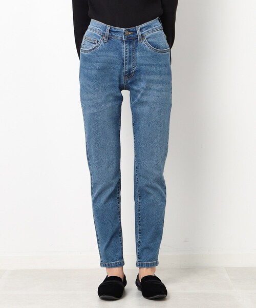 SHOO・LA・RUE(シューラルー)の「◆のびのびストレッチ デニムスキニーパンツ(デニムパンツ・レディース・ブルー/ネイビー・03/10/05/02/04/01)」の16枚目の写真