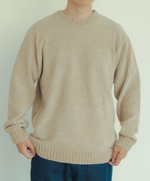 ITEMS URBANRESEARCH（アイテムズ アーバンリサーチ）の「モールクルーネックニットプルオーバー（ニット/セーター・メンズ・グレー/ブラック/ブルー/ベージュ/イエロー・MEDIUM/LARGE）」の20枚目の写真