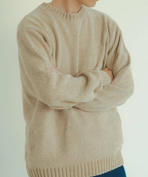 ITEMS URBANRESEARCH（アイテムズ アーバンリサーチ）の「モールクルーネックニットプルオーバー（ニット/セーター・メンズ・グレー/ブラック/ブルー/ベージュ/イエロー・MEDIUM/LARGE）」の22枚目の写真