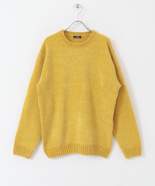 ITEMS URBANRESEARCH（アイテムズ アーバンリサーチ）の「モールクルーネックニットプルオーバー（ニット/セーター・メンズ・グレー/ブラック/ブルー/ベージュ/イエロー・MEDIUM/LARGE）」の7枚目の写真