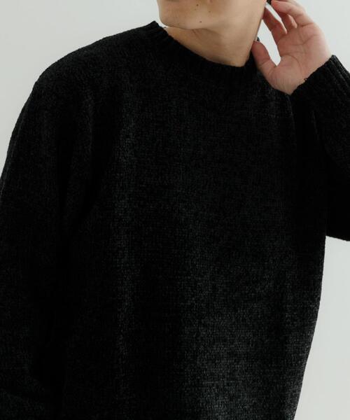 ITEMS URBANRESEARCH（アイテムズ アーバンリサーチ）の「モールクルーネックニットプルオーバー（ニット/セーター・メンズ・グレー/ブラック/ブルー/ベージュ/イエロー・MEDIUM/LARGE）」の11枚目の写真