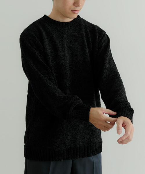 ITEMS URBANRESEARCH（アイテムズ アーバンリサーチ）の「モールクルーネックニットプルオーバー（ニット/セーター・メンズ・グレー/ブラック/ブルー/ベージュ/イエロー・MEDIUM/LARGE）」の12枚目の写真