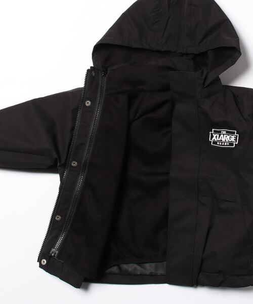 XLARGE KIDS（エクストララージキッズ）の「３ＷＡＹジャケット（ブルゾン・キッズ・ブラック/グレー/イエロー・90cm/100cm/110cm/120cm/130cm/140cm）」の5枚目の写真
