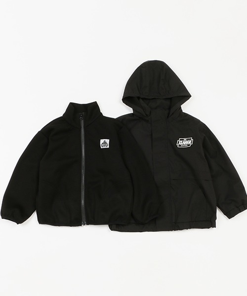 XLARGE KIDS（エクストララージキッズ）の「３ＷＡＹジャケット（ブルゾン・キッズ・ブラック/グレー/イエロー・90cm/100cm/110cm/120cm/130cm/140cm）」の11枚目の写真