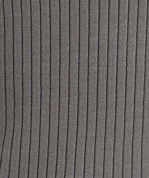 OPAQUE.CLIP（オペークドットクリップ）の「◆オーガンジースリーブリブニット【洗える】（ニット/セーター・レディース・ホワイト系/ブラック/チャコールグレー・36/38）」の14枚目の写真