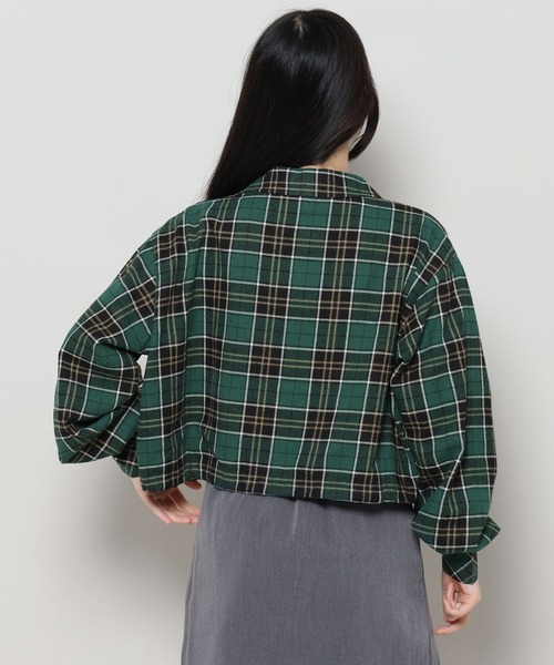 3.3 Field Trip (3.3フィールドトリップ)の「3.3 Field Trip/タンタケチェックシャツ 2981244(シャツ/ブラウス・レディース・グリーン/ブラック/グレー・FREE)」の19枚目の写真