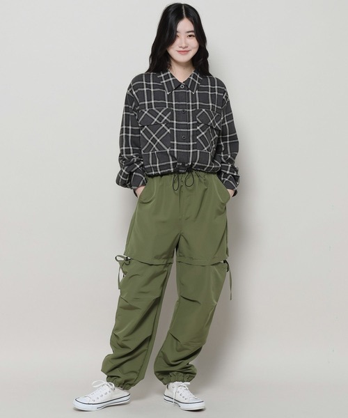 3.3 Field Trip (3.3フィールドトリップ)の「3.3 Field Trip/タンタケチェックシャツ 2981244(シャツ/ブラウス・レディース・グリーン/ブラック/グレー・FREE)」の11枚目の写真