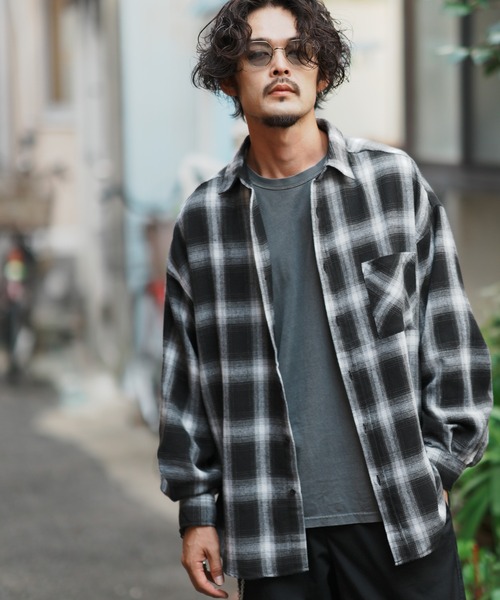 improves（インプローブス）の「ビエラチェック ルーズシルエット 長袖シャツ（シャツ/ブラウス・メンズ・C/D/E/F/B/A・MEDIUM/LARGE/X-LARGE）」の7枚目の写真