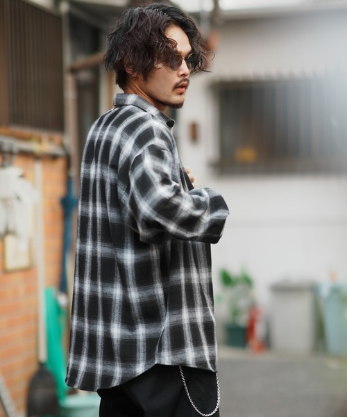 improves（インプローブス）の「ビエラチェック ルーズシルエット 長袖シャツ（シャツ/ブラウス・メンズ・C/D/E/F/B/A・MEDIUM/LARGE/X-LARGE）」の10枚目の写真