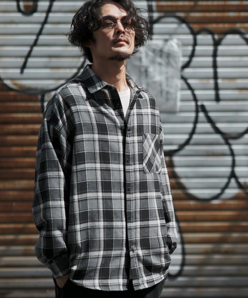 improves（インプローブス）の「ビエラチェック ルーズシルエット 長袖シャツ（シャツ/ブラウス・メンズ・C/D/E/F/B/A・MEDIUM/LARGE/X-LARGE）」の14枚目の写真