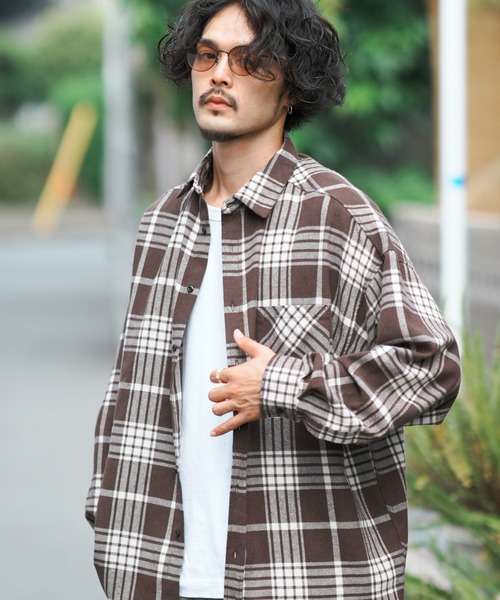 improves（インプローブス）の「ビエラチェック ルーズシルエット 長袖シャツ（シャツ/ブラウス・メンズ・C/D/E/F/B/A・MEDIUM/LARGE/X-LARGE）」の18枚目の写真