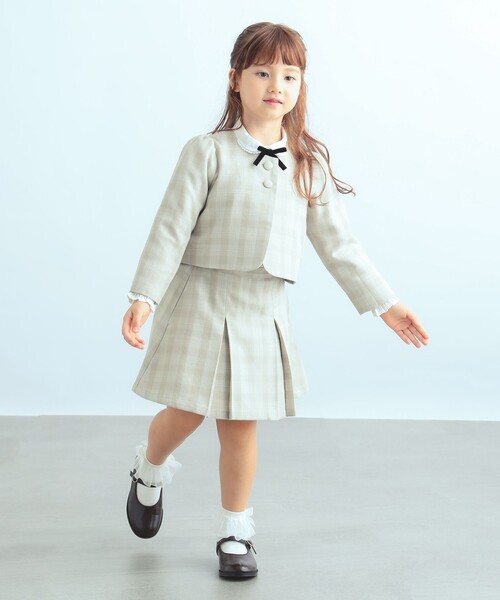 B:MING by BEAMS（ビーミングバイビームス）の「【フォーマル / セットアップ対応】B:MING by BEAMS / セレモニー TR スカート（100～130cm）（スカート・キッズ・ネイビー/ベージュ・100/120/130/110）」の10枚目の写真