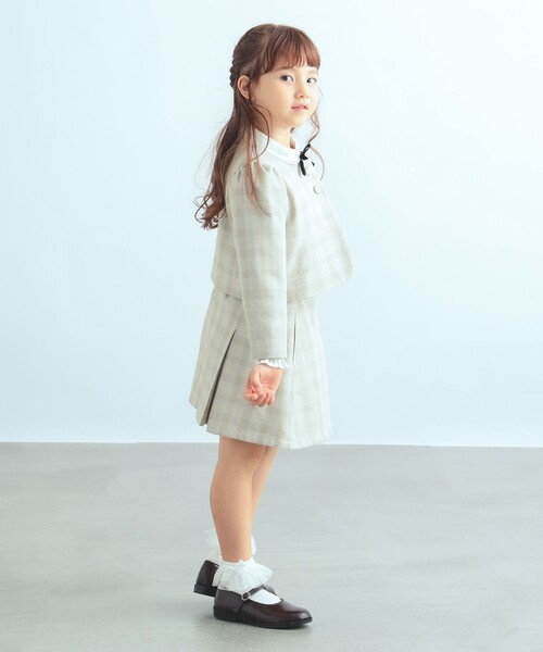 B:MING by BEAMS（ビーミングバイビームス）の「【フォーマル / セットアップ対応】B:MING by BEAMS / セレモニー TR スカート（100～130cm）（スカート・キッズ・ネイビー/ベージュ・100/120/130/110）」の12枚目の写真