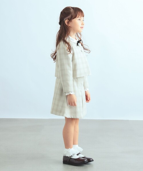 B:MING by BEAMS（ビーミングバイビームス）の「【フォーマル / セットアップ対応】B:MING by BEAMS / セレモニー TR スカート（100～130cm）（スカート・キッズ・ネイビー/ベージュ・100/120/130/110）」の13枚目の写真