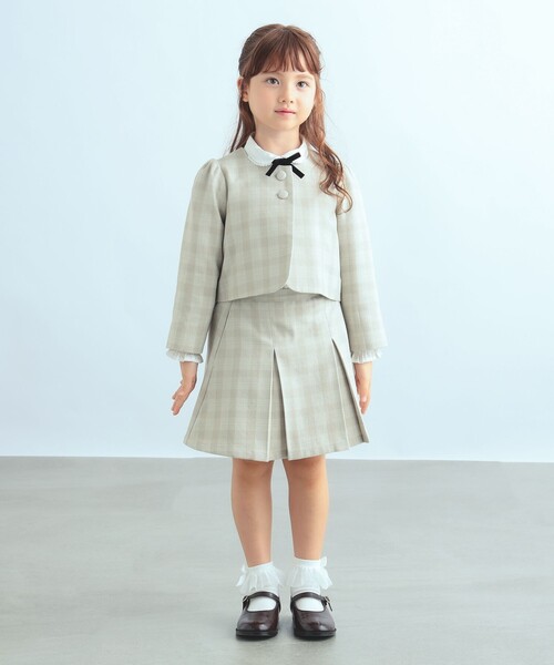 B:MING by BEAMS（ビーミングバイビームス）の「【フォーマル / セットアップ対応】B:MING by BEAMS / セレモニー TR スカート（100～130cm）（スカート・キッズ・ネイビー/ベージュ・100/120/130/110）」の14枚目の写真