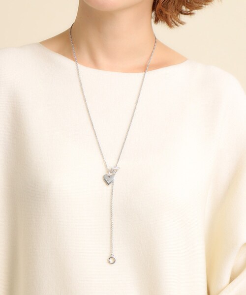 grove（グローブ）の「◆メタルハートアジャスタブルマンテルネックレス（ネックレス・レディース・シルバー/ピンクゴールド/ゴールド・00）」の10枚目の写真