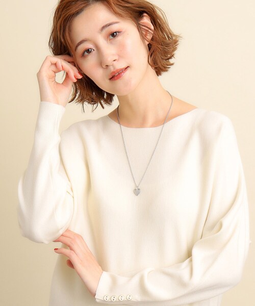 grove（グローブ）の「◆メタルハートアジャスタブルマンテルネックレス（ネックレス・レディース・シルバー/ピンクゴールド/ゴールド・00）」の11枚目の写真