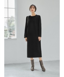 STYLE DELI | 裏面ジャージー長袖カットソーワンピース(ワンピース)