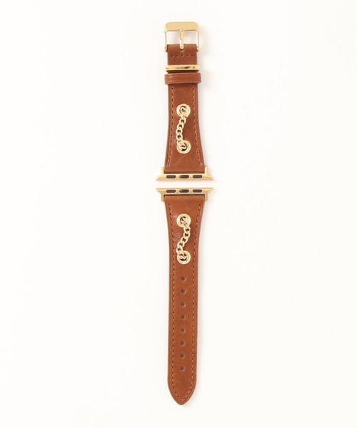 zandy(ズィーアンドワイ)の「zandy ズィー・アンド・ワイ/ Apple Watch バンド チェーン飾り PUレザー ヴィンテージ風 アップルウォッチベルト ユニセックス【チェーンカザリレザーバンド】 //// leather13(デジタル腕時計・メンズ・ダークブラウン/ブラウン/グリーン/グレー/ブラック/グレイッシュベージュ・S/M)」の21枚目の写真