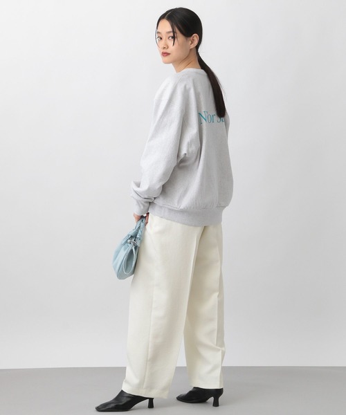 A part by（アパートバイ）の「２タックコクーンパンツ（その他パンツ・レディース・ブラック/アイボリー・SMALL/MEDIUM）」の4枚目の写真