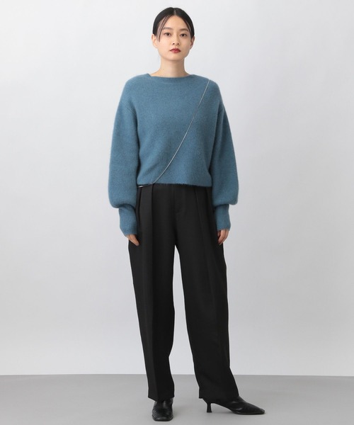 A part by（アパートバイ）の「２タックコクーンパンツ（その他パンツ・レディース・ブラック/アイボリー・SMALL/MEDIUM）」の11枚目の写真