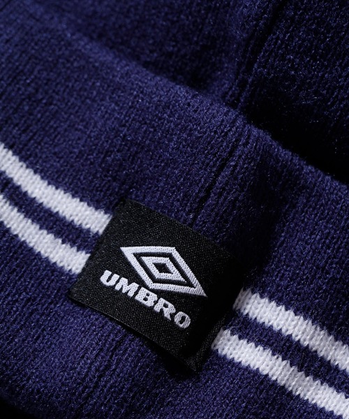 XLARGE（エクストララージ）の「XLARGExUMBRO EAR FLAP BEANIE（ニットキャップ/ビーニー・メンズ・グレー/ネイビー・ONE SIZE）」の6枚目の写真