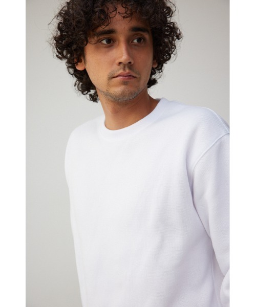 AZUL by moussy(アズールバイマウジー)の「ニットライクプルオーバー(ニット/セーター・メンズ・オフホワイト/ブルー/ブラック・MEDIUM/LARGE)」の5枚目の写真