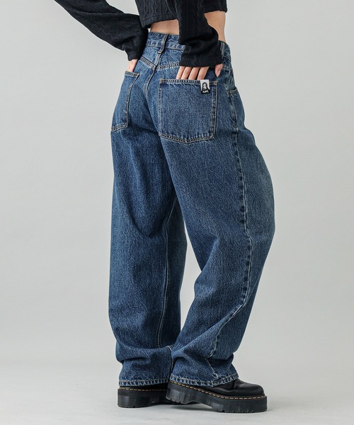 X-girl（エックスガール）の「LOW RISE DENIM PANTS（デニムパンツ・レディース・ライトインディゴブルー・M/XS/S）」の18枚目の写真