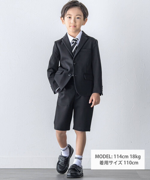 BeBe(ベベ)の「ストレッチポンチハーフパンツ(90~130cm)(スーツパンツ・キッズ・ブラック・120cm/130cm/90cm/100cm/110cm)」の13枚目の写真