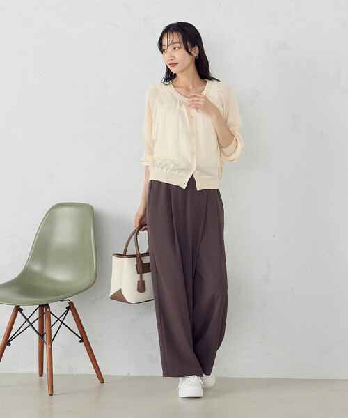 MONO　COMME CA（モノコムサ）の「キャンバストート（トートバッグ・レディース・ブラック/ライトグレー/キナリ・FREE）」の12枚目の写真