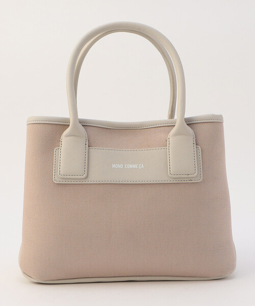 MONO　COMME CA（モノコムサ）の「キャンバストート（トートバッグ・レディース・ブラック/ライトグレー/キナリ・FREE）」の18枚目の写真