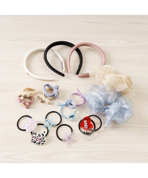 algy（アルジー）の「チャーム付きカチューシャ（カチューシャ・キッズ・ブラック/オフホワイト/ピンク・FREE）」の9枚目の写真