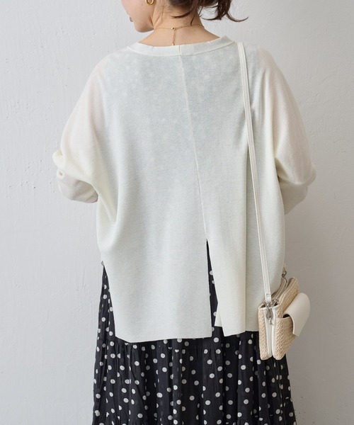 BEARDSLEY(ビアズリー)の「サラッとカーディガン(カーディガン/ボレロ・レディース・ホワイト/ブルー/ブラック/ピンク/ライトグレー/オレンジ/サンドベージュ/ブルー系その他・FREE)」の11枚目の写真