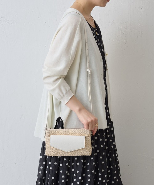 BEARDSLEY(ビアズリー)の「サラッとカーディガン(カーディガン/ボレロ・レディース・ホワイト/ブルー/ブラック/ピンク/ライトグレー/オレンジ/サンドベージュ/ブルー系その他・FREE)」の12枚目の写真