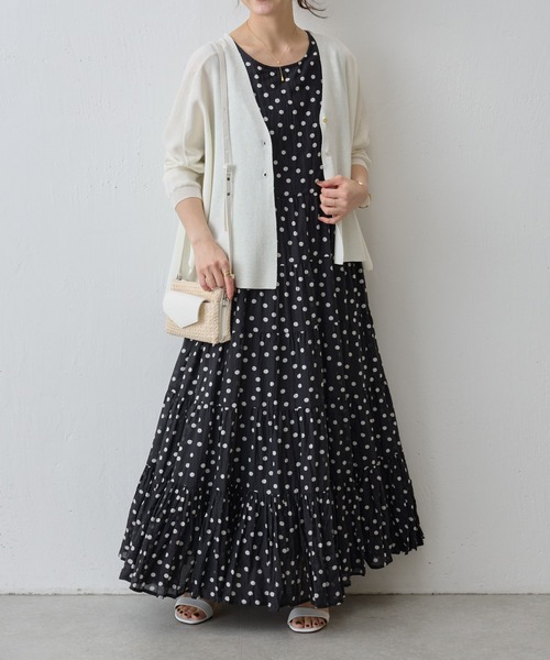 BEARDSLEY(ビアズリー)の「サラッとカーディガン(カーディガン/ボレロ・レディース・ホワイト/ブルー/ブラック/ピンク/ライトグレー/オレンジ/サンドベージュ/ブルー系その他・FREE)」の13枚目の写真