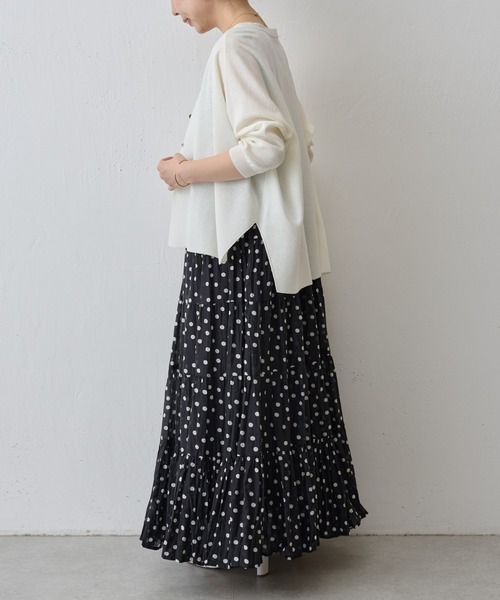 BEARDSLEY(ビアズリー)の「サラッとカーディガン(カーディガン/ボレロ・レディース・ホワイト/ブルー/ブラック/ピンク/ライトグレー/オレンジ/サンドベージュ/ブルー系その他・FREE)」の14枚目の写真