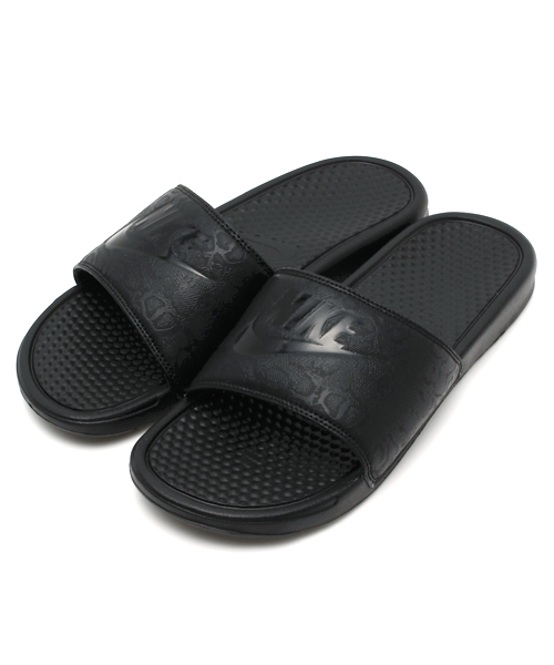 NIKE（ナイキ）の「ウィメンズ ナイキ ベナッシ サンダル スネーク NIKE WMNS BENNASI JDI PRINT 618919（ビーチサンダル・レディース・ホワイト/ブラック・23cm/29cm/24cm/28cm）」の7枚目の写真