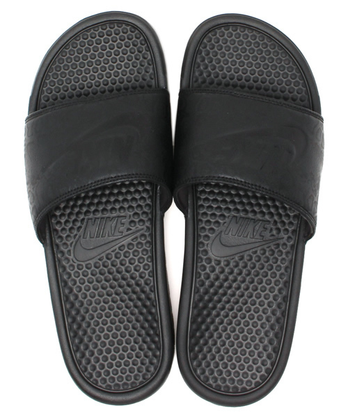 NIKE（ナイキ）の「ウィメンズ ナイキ ベナッシ サンダル スネーク NIKE WMNS BENNASI JDI PRINT 618919（ビーチサンダル・レディース・ホワイト/ブラック・23cm/29cm/24cm/28cm）」の10枚目の写真