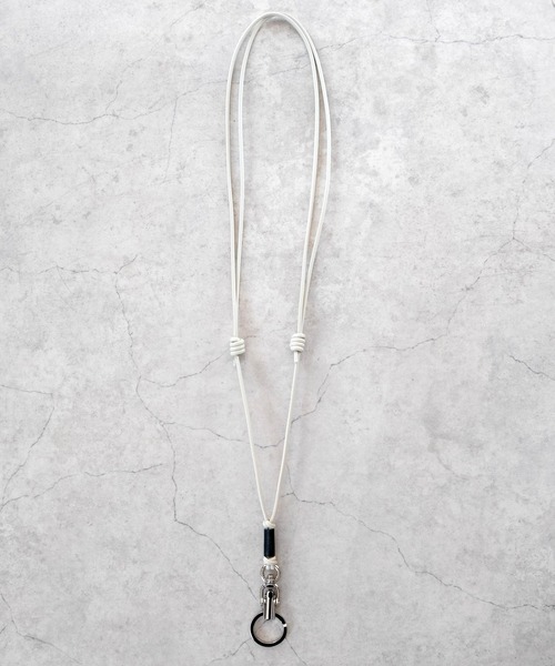 Senti(センティ)の「SENTI センティ / CLIP LEATHER STRAP クリップレザーネックレス レザーストラップ マルチホルダー / 2019(ネックレス・メンズ・ブラック/キャメル/アイボリー・FREE)」の21枚目の写真