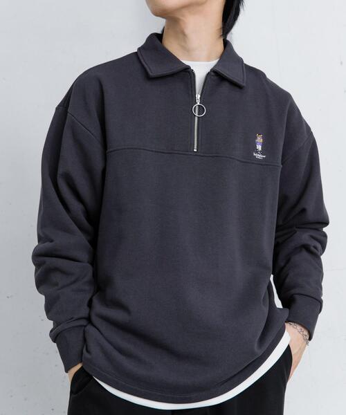 セール】『別注』『ユニセックス』TeddyBear×SOP テディベアハーフZIP