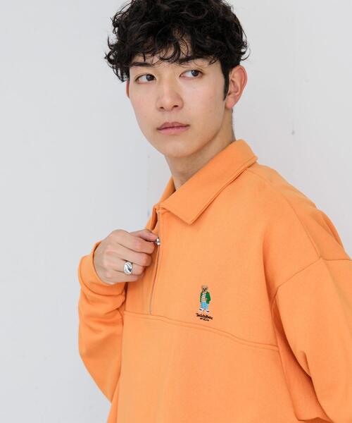 セール】『別注』『ユニセックス』TeddyBear×SOP テディベアハーフZIP