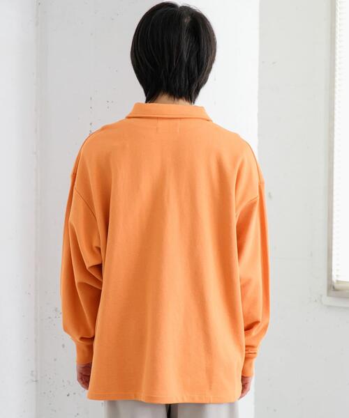 SENSE OF PLACE by URBAN RESEARCH(センスオブプレイスバイアーバンリサーチ)の「『別注』『ユニセックス』TeddyBear×SOP テディベアハーフZIPスウェット(スウェット・メンズ・オートミール/オレンジ/チャコールグレー・MEDIUM/LARGE)」の16枚目の写真