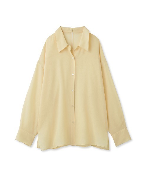 FRAY I.D（フレイアイディー）の「リネンライクシアーシャツ