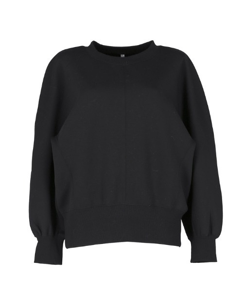 coca(coca)(コカ)の「ハリ感ダンボールコクーン袖トップス(スウェット・レディース・アイボリー/ブラック・M/L)」の13枚目の写真