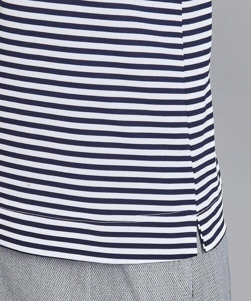 adabat（アダバット）の「◆【UVカット/吸水速乾】ボーダーデザイン ハーフジップ長袖プルオーバー（Tシャツ/カットソー・レディース・ピンク系7/ネイビー系2/グリーン系その他4・42/40/38/36）」の20枚目の写真