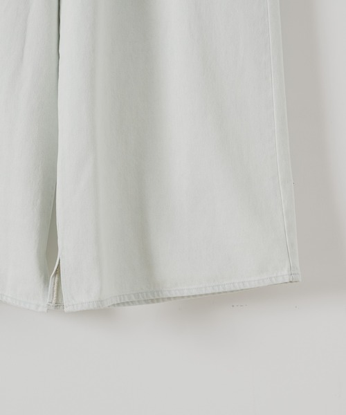 DOOPZ（ドープス）の「Damage Wide Buggy Denim - ダメージワイドバギーデニム（デニムパンツ・メンズ・ライトブルー/ブラック/ホワイト・LARGE/MEDIUM/SMALL）」の8枚目の写真